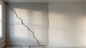 Causes of wall cracks