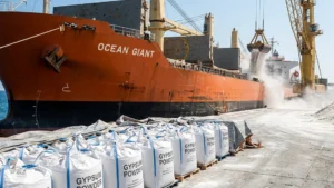bulk gypsum logistics