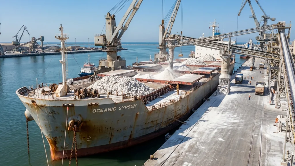 Bulk Gypsum Shipping & Packaging: A Complete Guide for Importers 1 bulk gypsum logistics