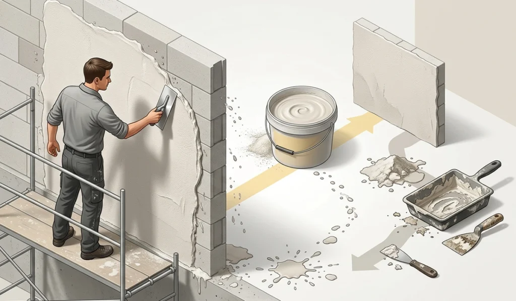 Gypsum Plaster Coverage: How Much Plaster You Need per m² (Free Calculator) 3 How Much Wastage to Add — and Why 10% Is Not Always Enough